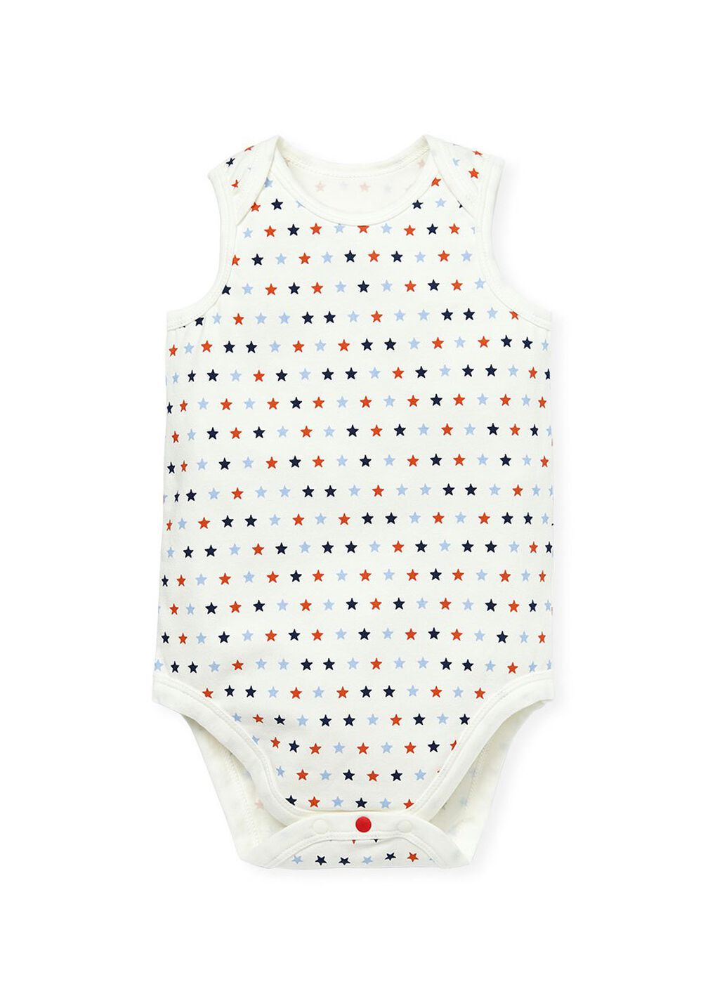 Baby Cotton Sleeveless Bodysuit 2 Pack, Navy, hi-res image number 1