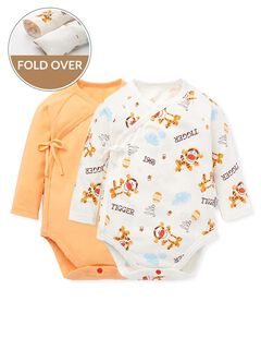 Disney Tigger Newborn Cotton L/S Bodysuit 2 Pcs Pack, , hi-res