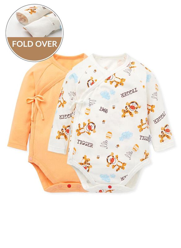 Disney Tigger Newborn Cotton L/S Bodysuit 2 Pcs Pack