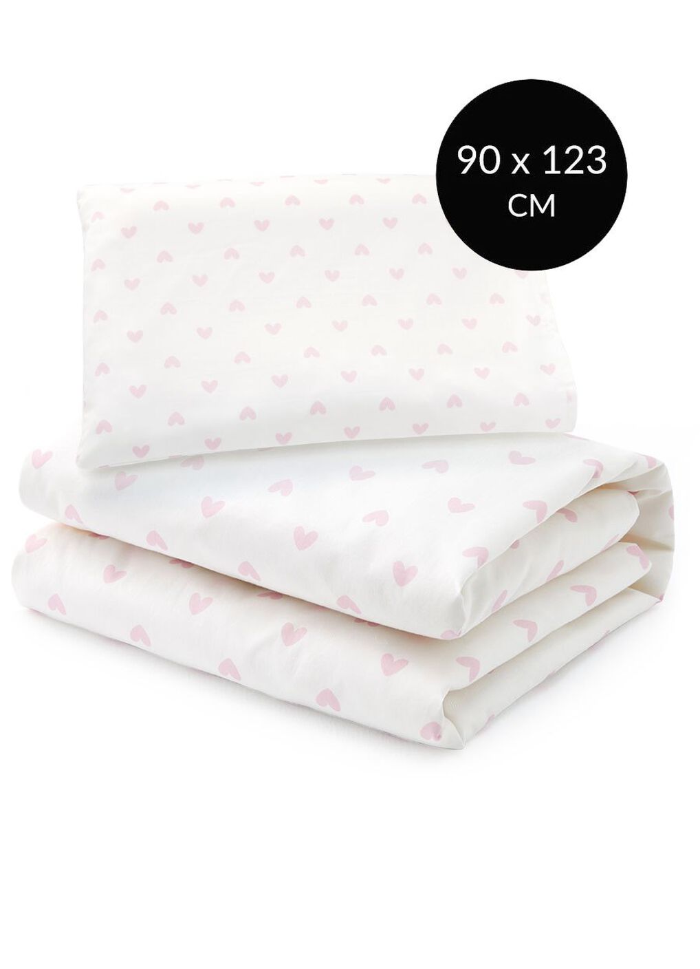 Optimum Temp. Antibacterial Summer Quilt-Love, White, hi-res image number 0