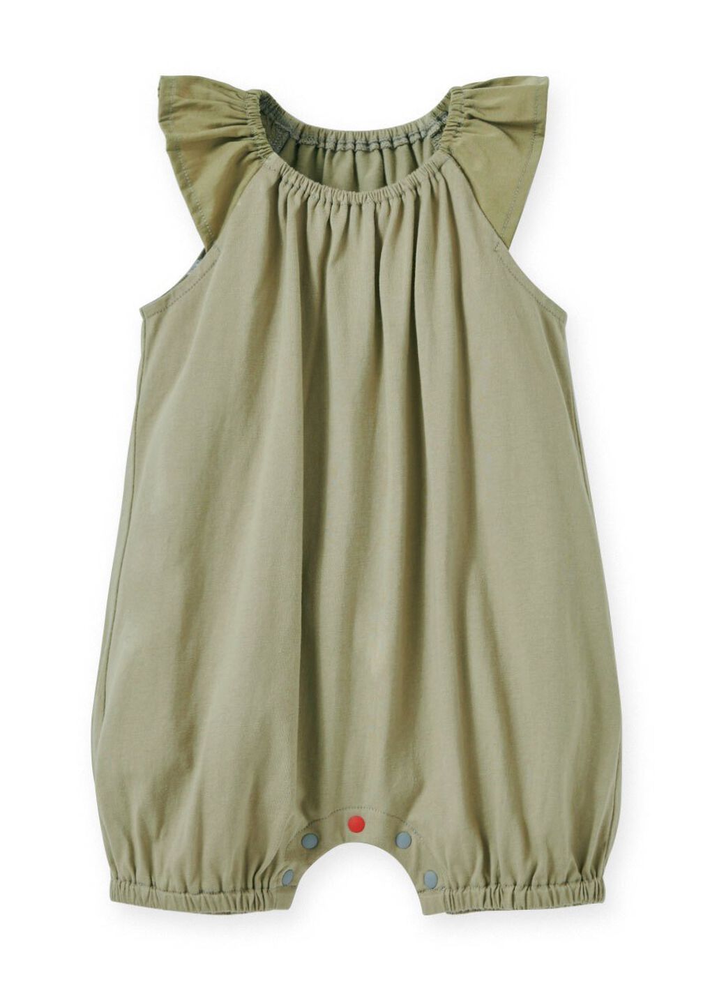 Ruffled Baby Sleeveless Romper, , hi-res image number 0