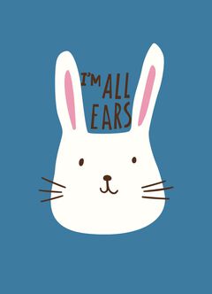 Baby Bunny Newborn Cotton L/S Bodysuit, , hi-res