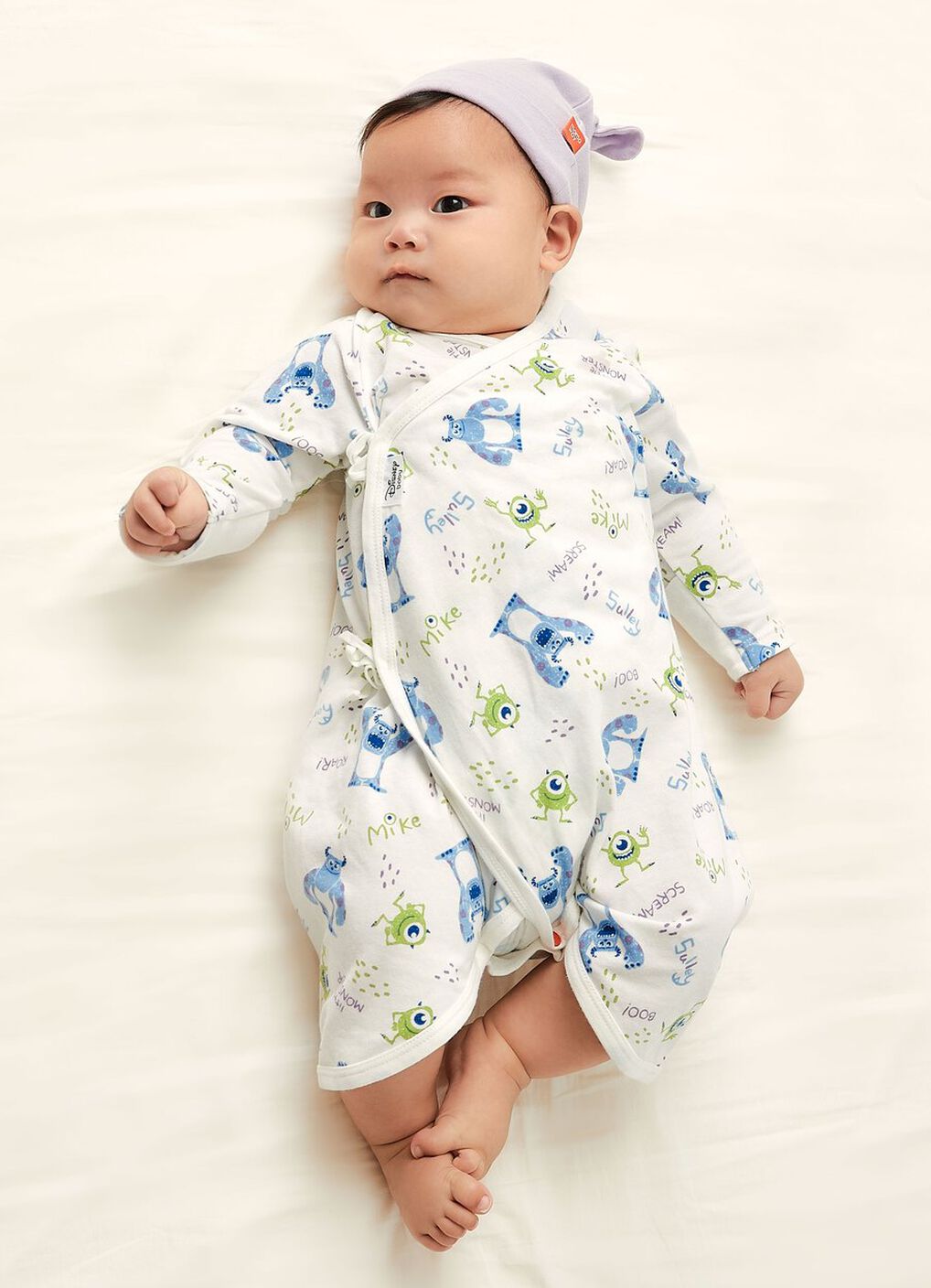 Disney Monsters University Newborn Cotton L/S Romper 2 Pcs Pack, , hi-res image number 1