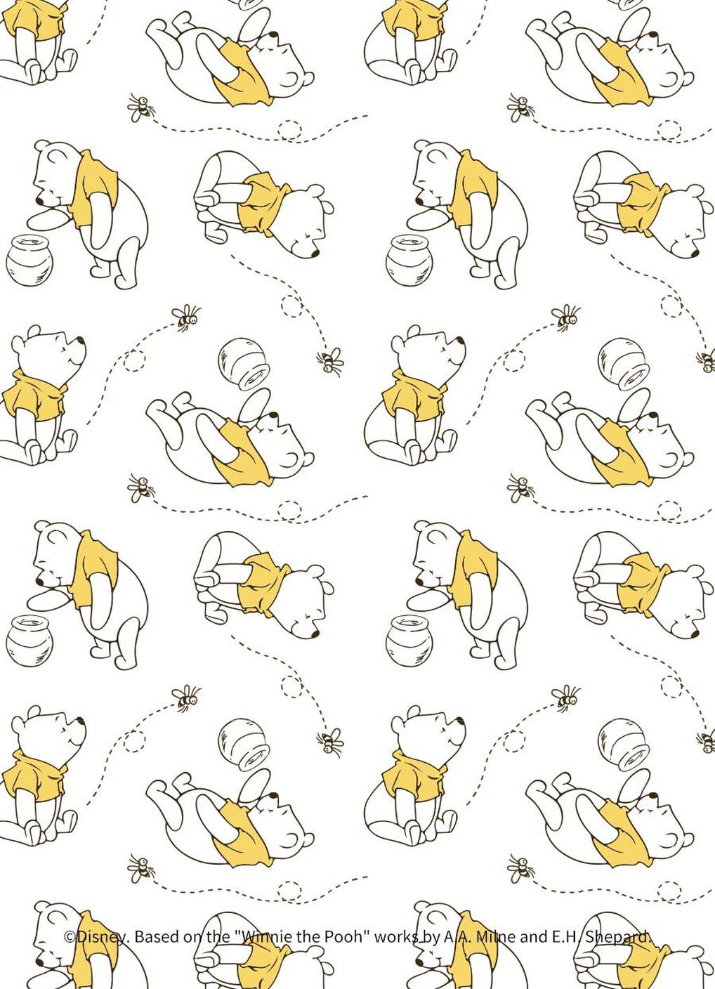Disney Winnie The Pooh Newborn Cotton L/S Bodysuit 2 Pcs Pack, , hi-res image number 4