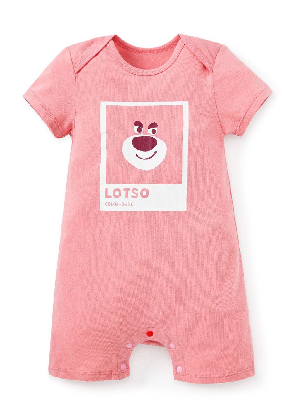 Disney Lotso Baby Cotton S/S Romper, , hi-res image number 0