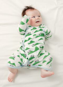 Bicycle Newborn Cotton L/S Romper 2 Pcs Pack, , hi-res