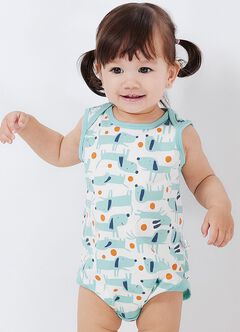 Puppy Baby Cotton Sleeveless Bodysuit 2 Pack, , hi-res