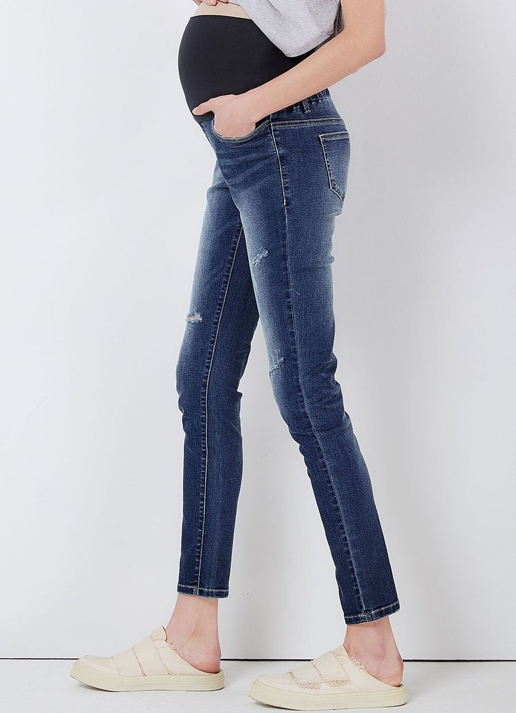 Maternity Stretch Slim Jeans, , hi-res image number 2