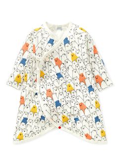 Polar Bear Newborn Cotton L/S Romper 2 Pcs Pack, , hi-res