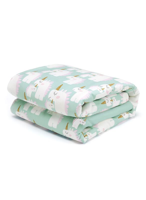 Optimum Temp. Antibacterial All Seasons Single Quilt Set Unicorn