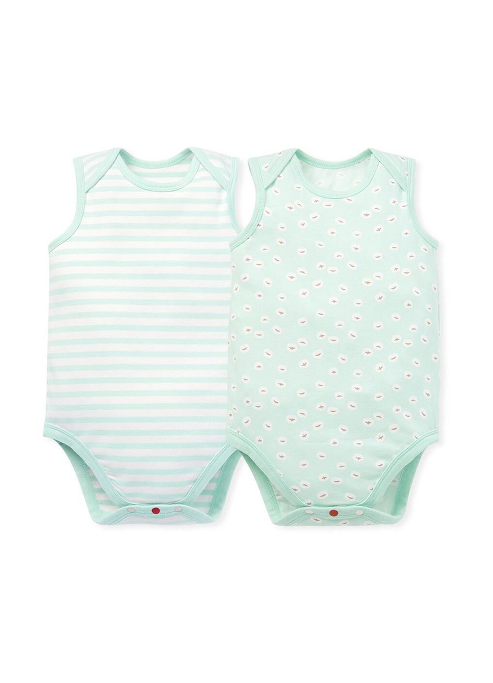 Pearl Barley Baby Cotton S/L Bodysuit 2 Pcs Pack, , hi-res image number 0