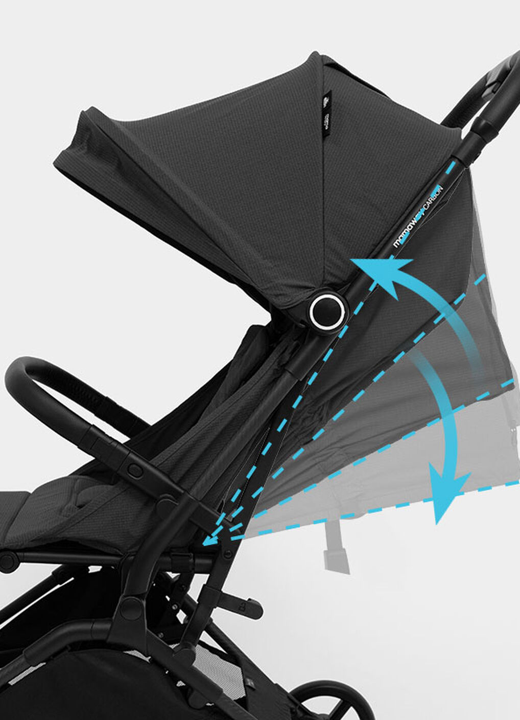 Lightweight Carbon-Fiber Stroller, Cocoa, hi-res image number 5