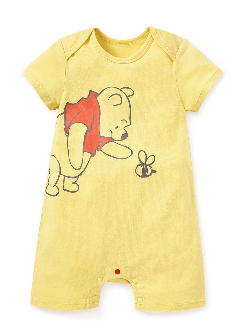 Disney Winnie The Pooh Baby Cotton S/S Romper, , hi-res image number 0