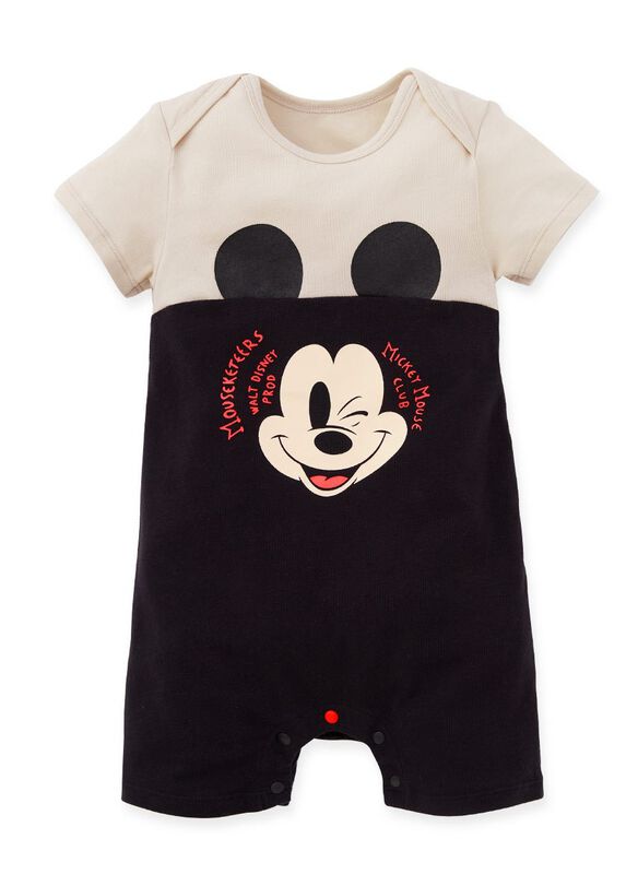 Disney Baby Cotton S/L Romper