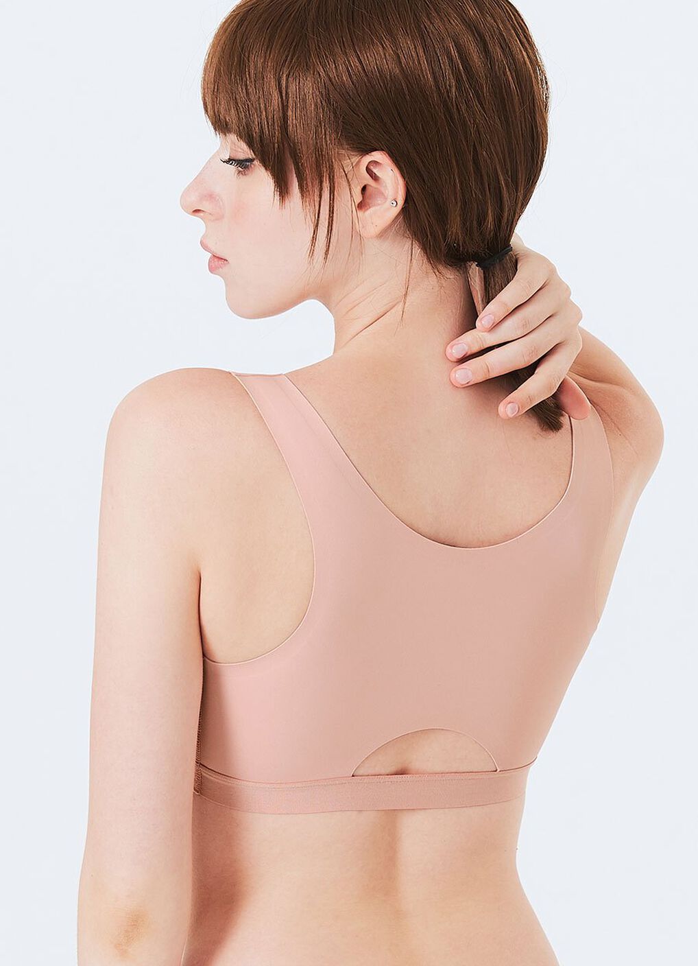 Ultra Silky Crossover Sleeping & Nursing Bra, Dusty Pink, hi-res image number 2