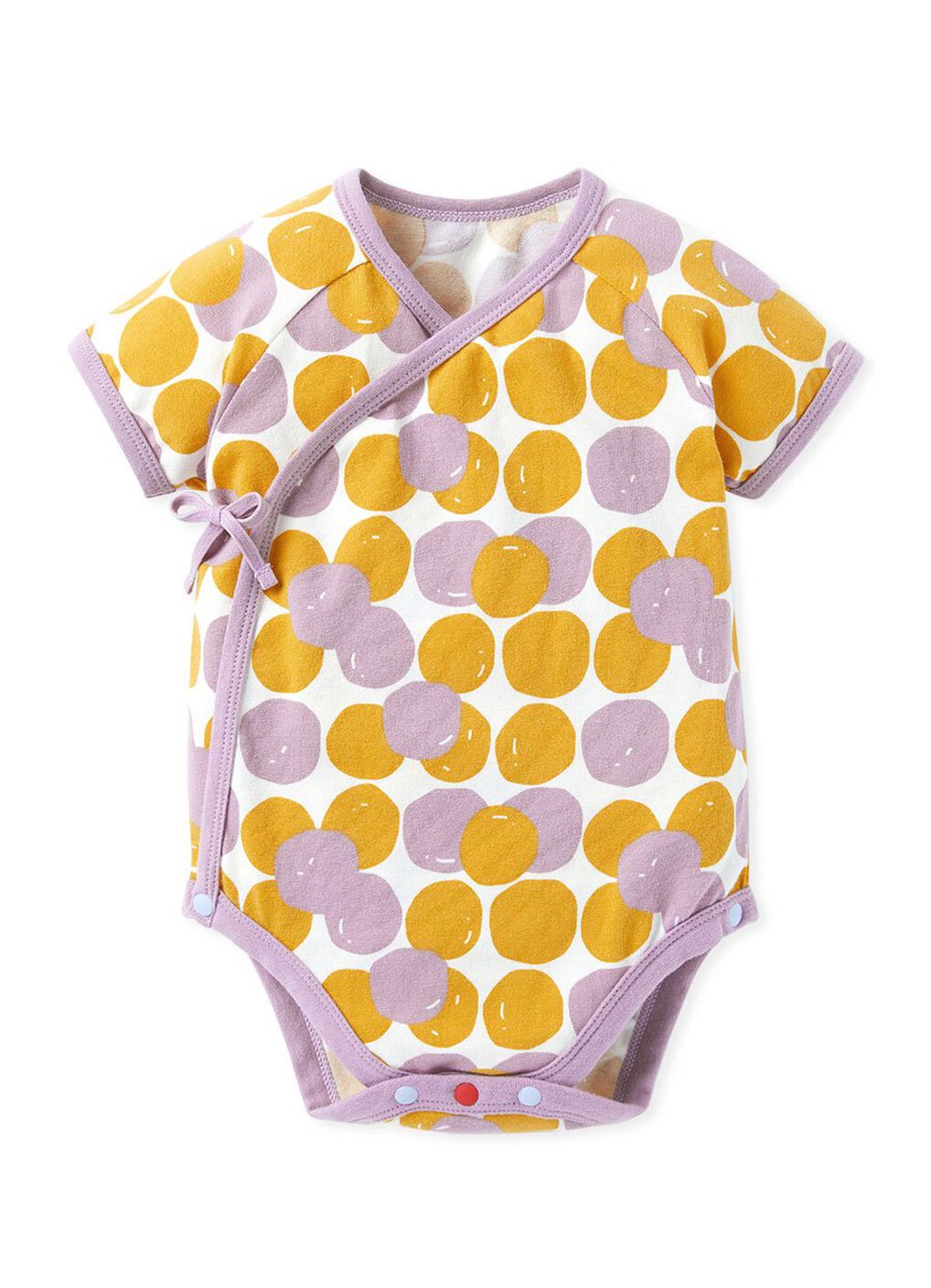 Taro Ball Newborn Cotton S/S Bodysuit 2 Pcs Pack, , hi-res image number 2