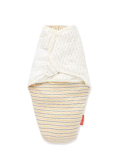 Antibacterial Newborn Cocoon Swaddle, Yellow, hi-res