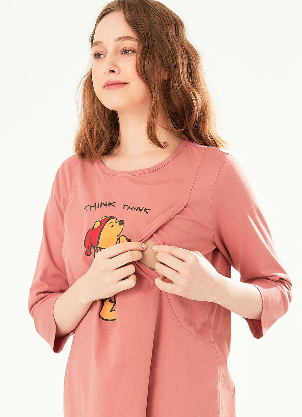 Disney Winnie The Pooh Maternity & Nursing Pyjama Set, , hi-res image number 1