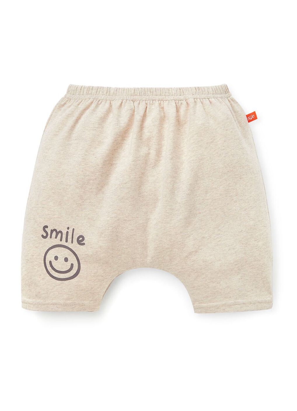 Baby Cotton Half Pants-Smile, , hi-res image number 0