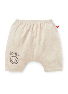 Baby Cotton Half Pants-Smile, , hi-res