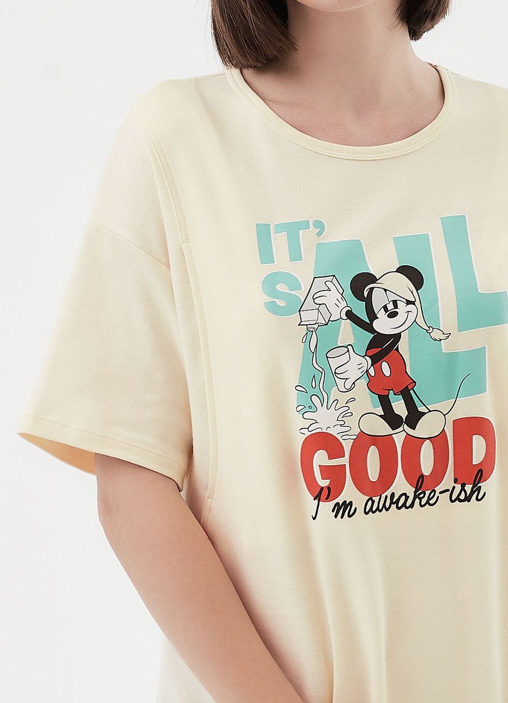 Disney Morning Mickey Maternity & Nursing Pyjama Dress, , hi-res image number 3