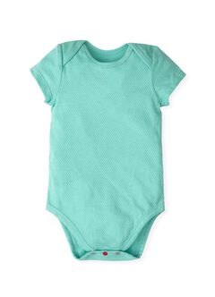 Baby Cotton Mesh Short Sleeve Bodysuit 2 Pack, Sage Green, hi-res