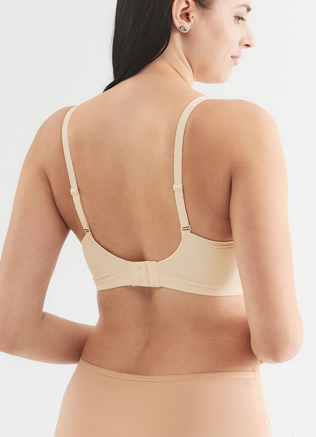 Breezy Lace Crossover Maternity & Nursing Bra, Cream, hi-res image number 5