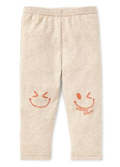 Baby Cotton Full-length Leggings-Smile, , hi-res