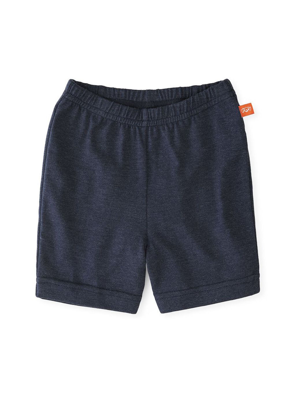 Baby Cotton Half Leggings, Navy, hi-res image number 0