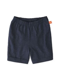 Baby Cotton Half Leggings, Navy, hi-res