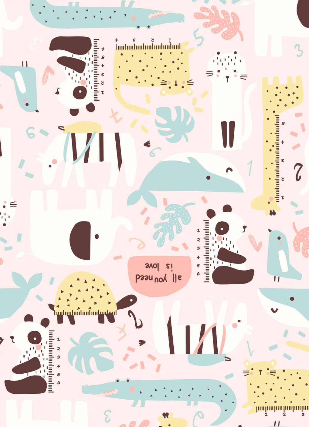 All Seasons Optimum Temp. Sleep Suit-Party Animals, Pink, hi-res image number 3