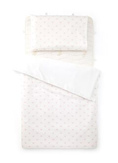 Optimum Temp. Antibacterial Summer Quilt-Love, White, hi-res
