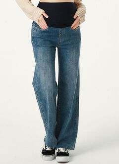 Best Fit Maternity Straight Leg Jeans, , hi-res