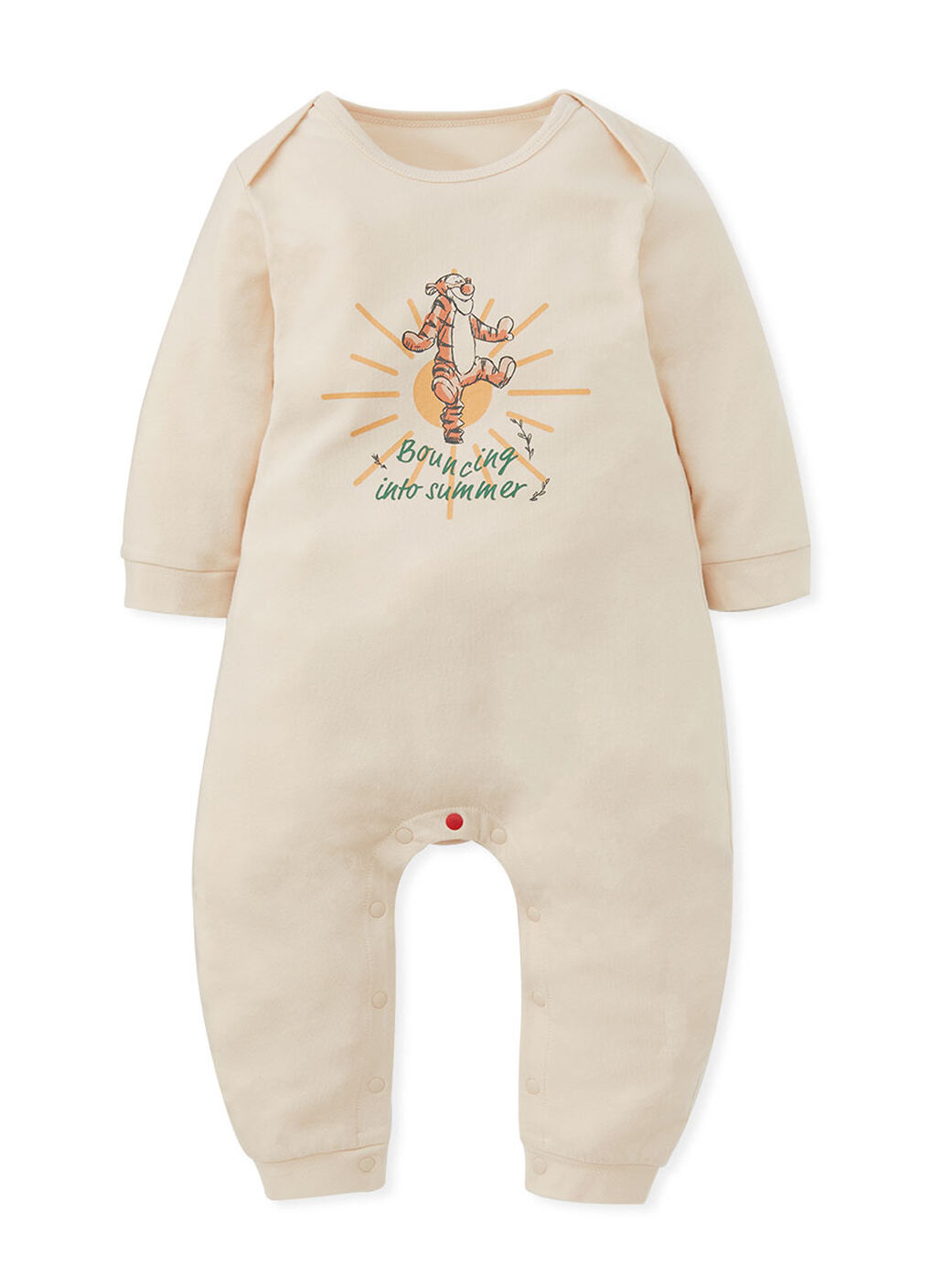 Disney Bouncing Tigger Baby Long Sleeve Jumpsuit, , hi-res image number 0