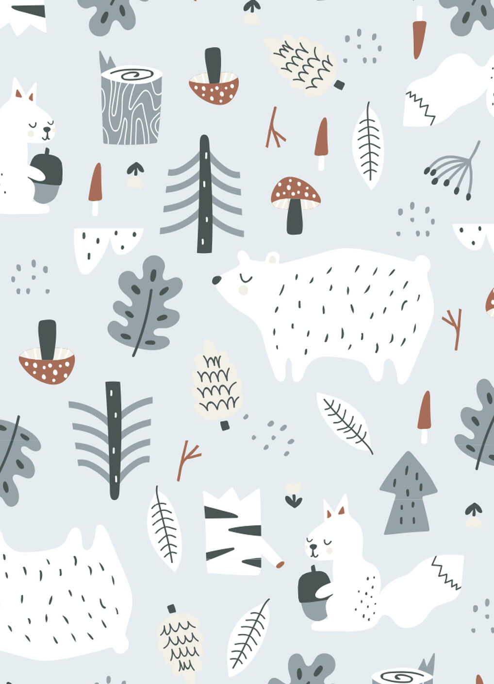 Lightweight Optimum Temp. Sleep Suit-Forest Family, , hi-res image number 4