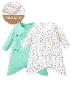 Line Arts Peppa Pig Newborn Cotton L/S Romper 2 Pcs Pack, , hi-res