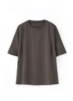 Loose-Fit Cooling Maternity & Nursing Top, Charcoal, hi-res