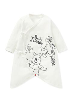 Disney Winnie The Pooh Newborn Cotton L/S Romper 2 Pcs Pack, , hi-res