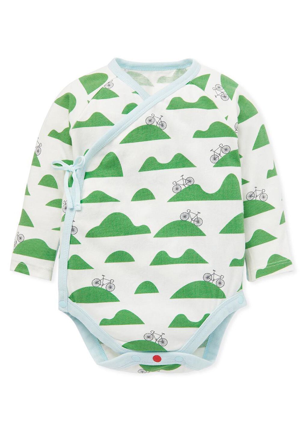 Bicycle Newborn Cotton L/S Bodysuit 2 Pcs Pack, , hi-res image number 1
