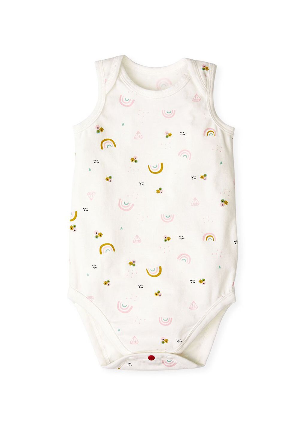 Baby Cotton Sleeveless Bodysuit 2 Pack, Pink, hi-res image number 2