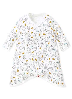 Line Arts Peppa Pig Newborn Cotton L/S Romper 2 Pcs Pack, Butter, hi-res