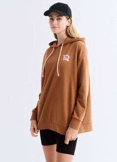Disney Chip & Dale Popcorn Long Sleeves Maternity & Nursing Top, Brown, hi-res