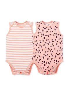 Grass Jelly Baby Cotton S/L Bodysuit 2 Pcs Pack, , hi-res