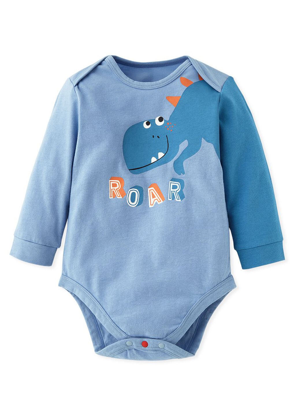 Dinosaur Soar Baby Cotton L/S Bodysuit, , hi-res image number 0