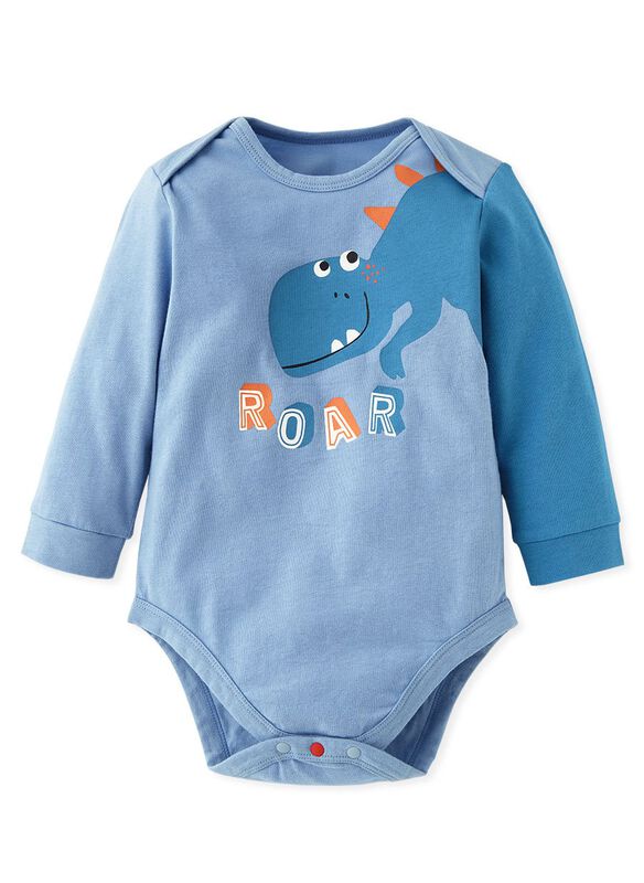 Dinosaur Soar Baby Cotton L/S Bodysuit