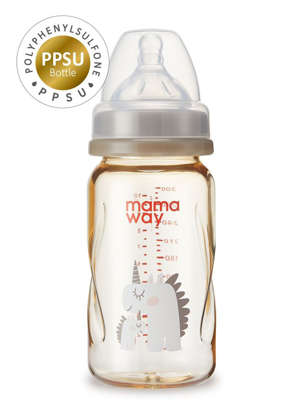 Golden Honey Feeding bottle 300ml, Taupe, hi-res image number 0