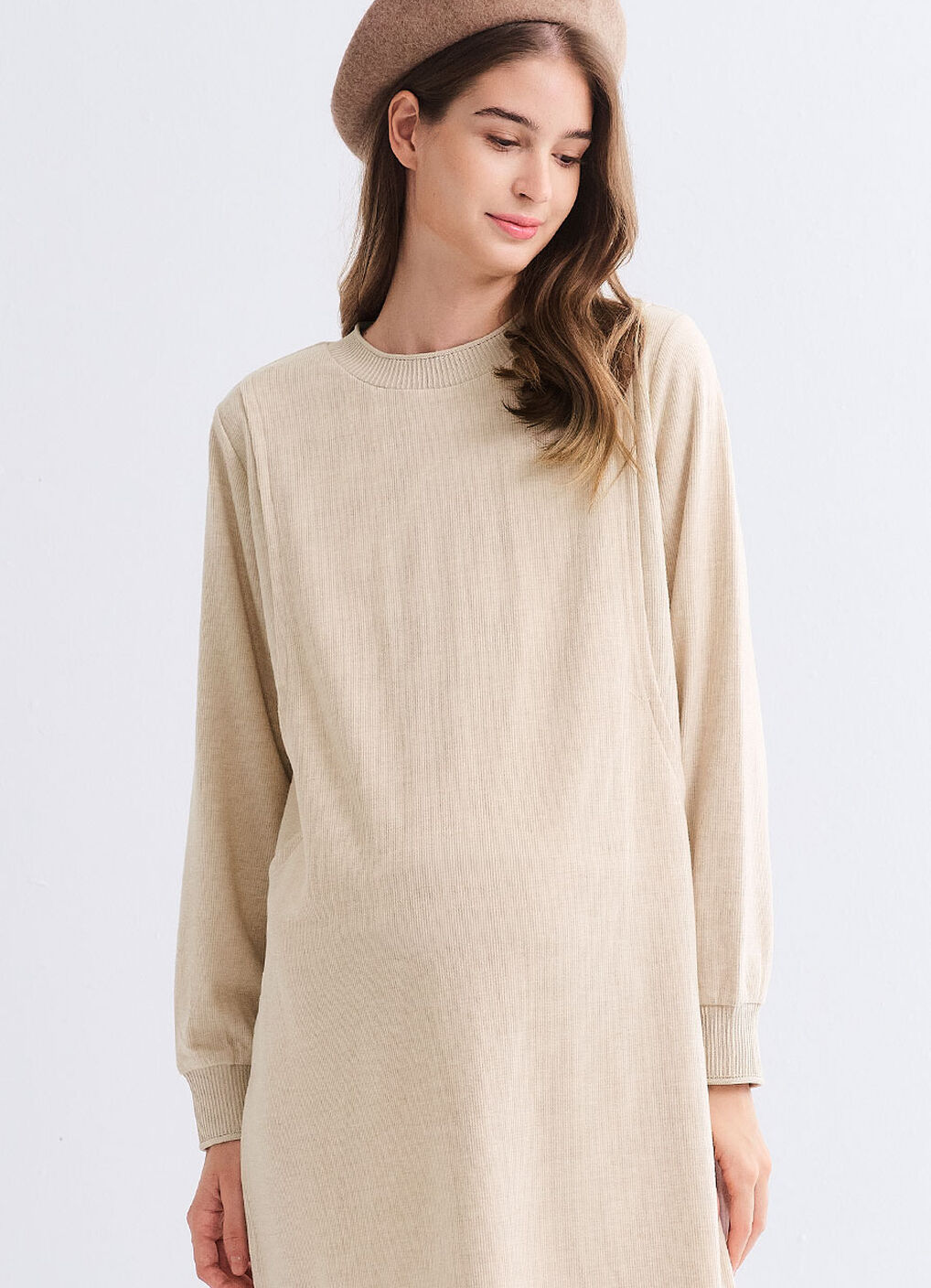 Soft Touch Maternity & Nursing Knit Dress, , hi-res image number 0