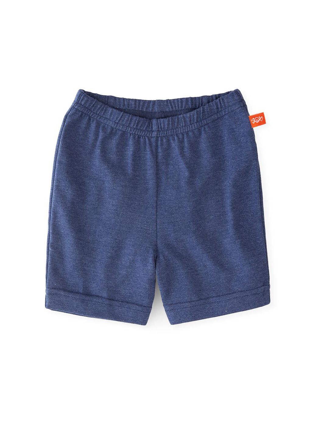 Baby Cotton Short Leggings, Navy, hi-res image number 0