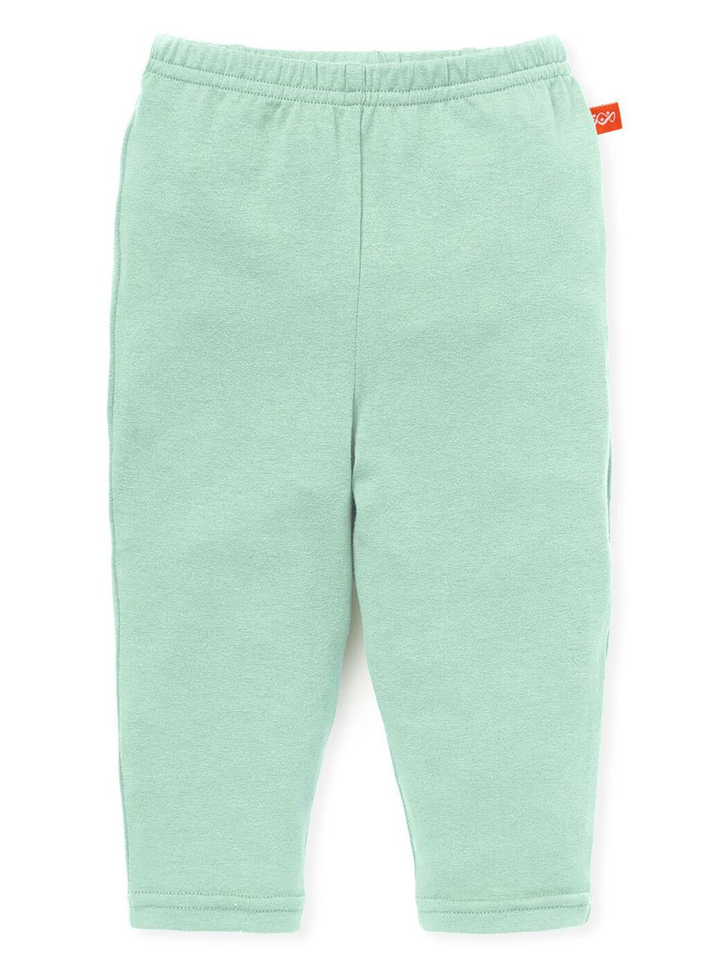 Baby Cotton Full-length Leggings, Sage Green, hi-res image number 0