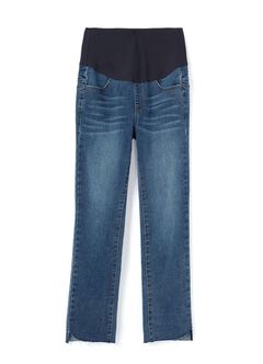 Insider Crop Step Fray Maternity Slim Jeans, , hi-res